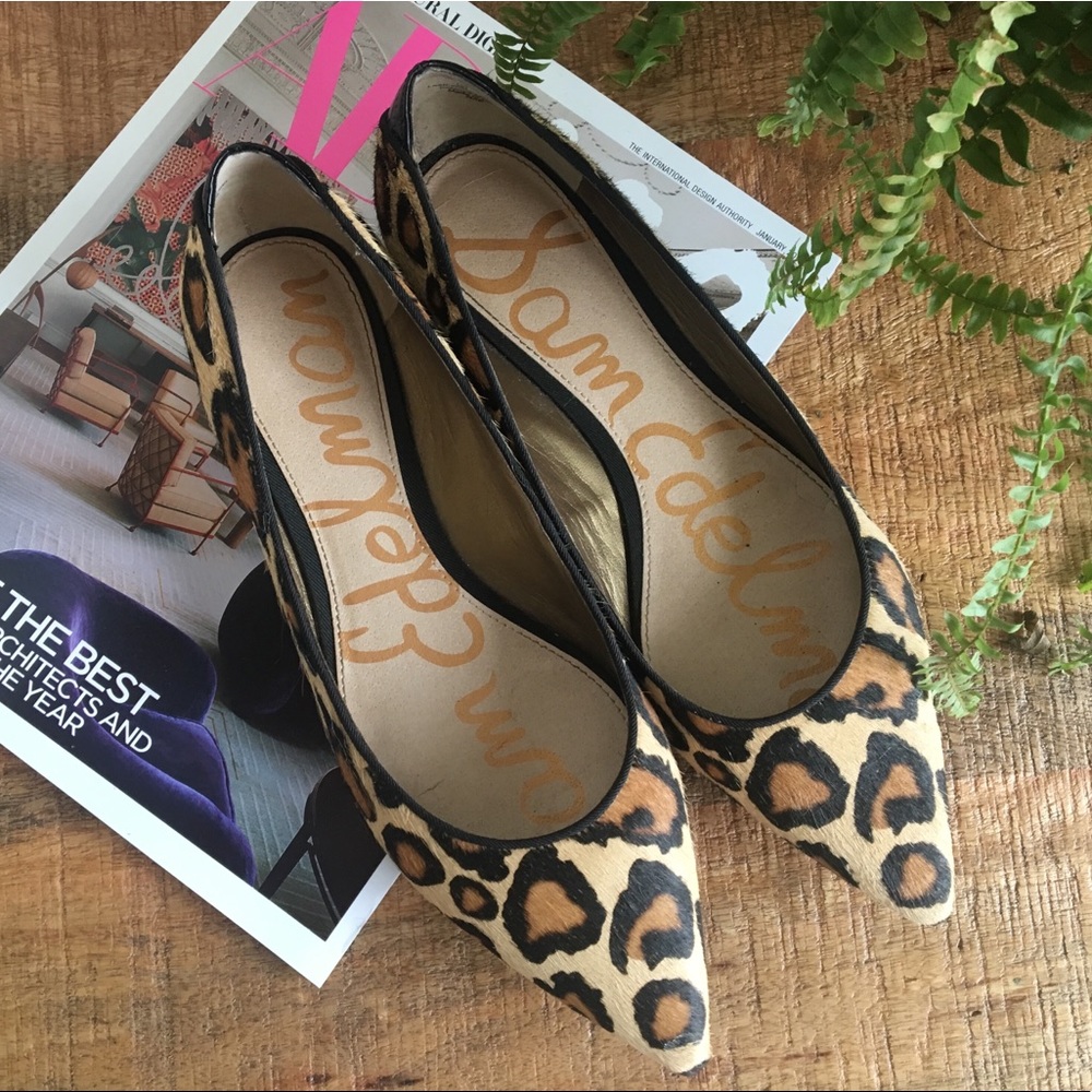 Sam Edelman Leopard Flats